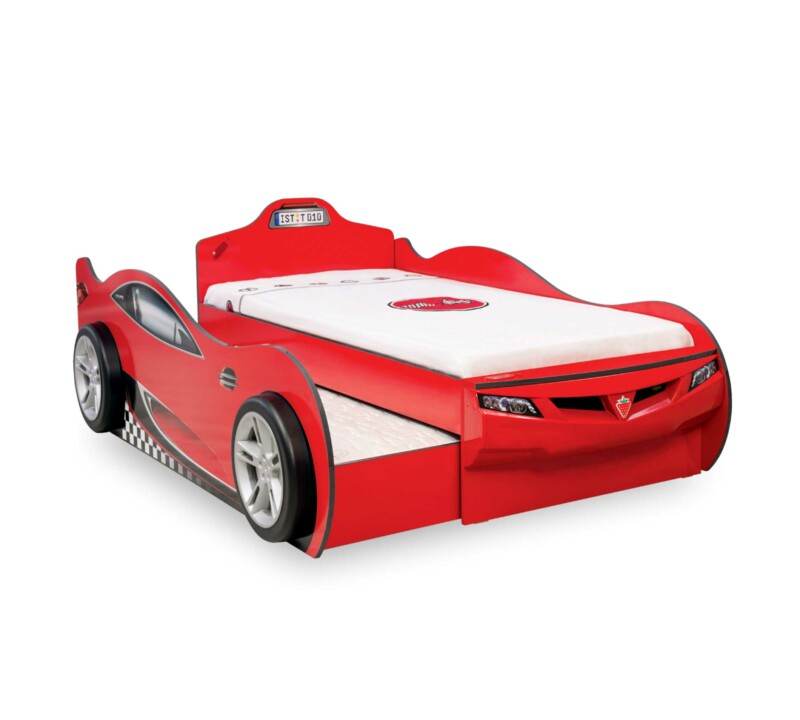 Cilek Coupe Rot Autobett mit Freundesbett