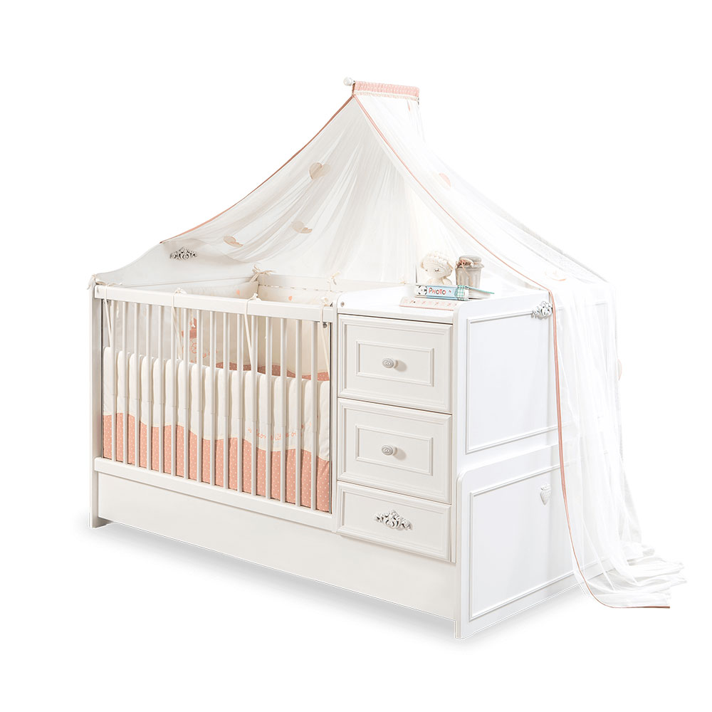 Cilek Romantica Convertible Babybett 75X160 cm Cilek Möbel Europa