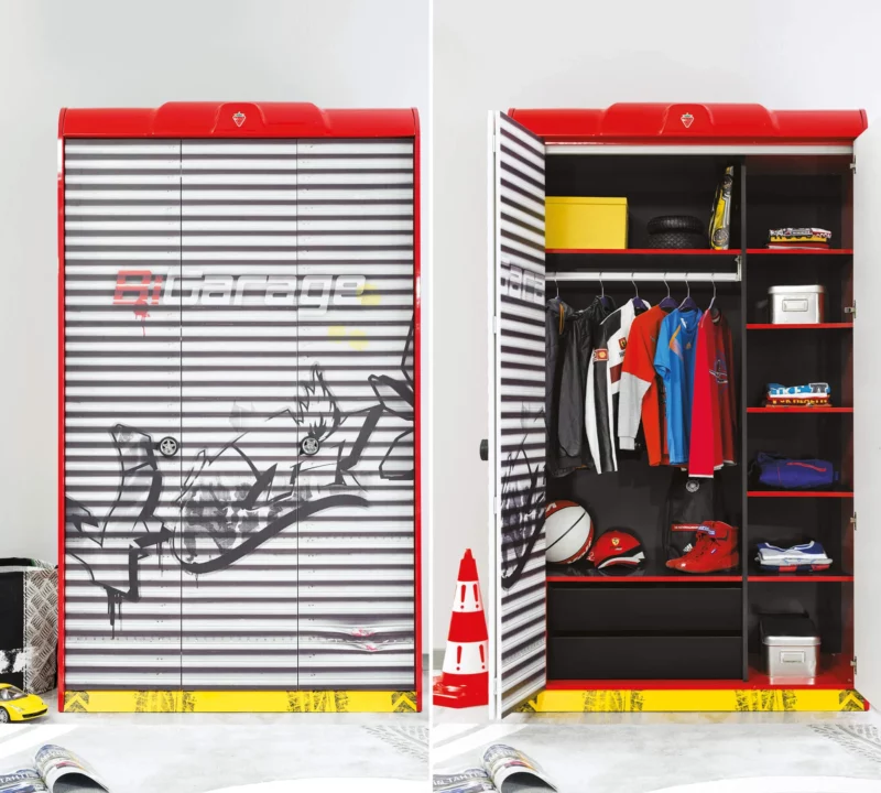 Cilek Champion Racer Large Kleiderschrank – Bild 2