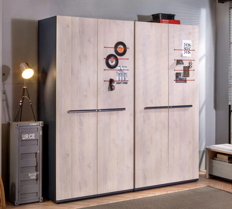 Cilek Trio Kleiderschrank 2-türig – Bild 7