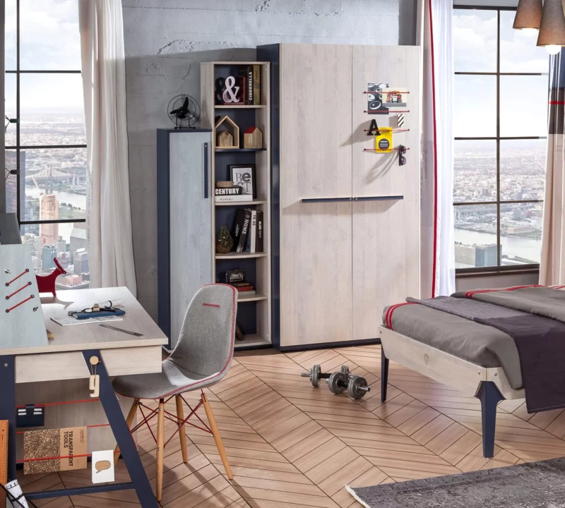 Cilek Trio Bücherregal mit Schrank – Bild 4