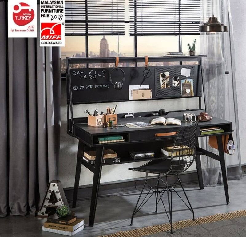 Cilek Dark Metal Schreibtisch – Bild 2