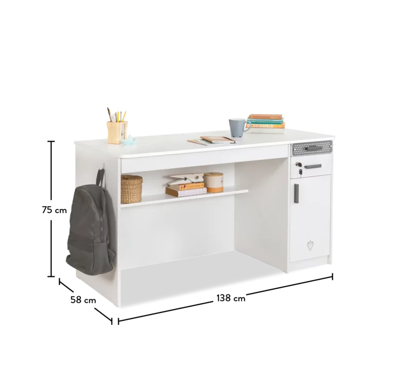 Cilek White Large Schreibtisch – Bild 6