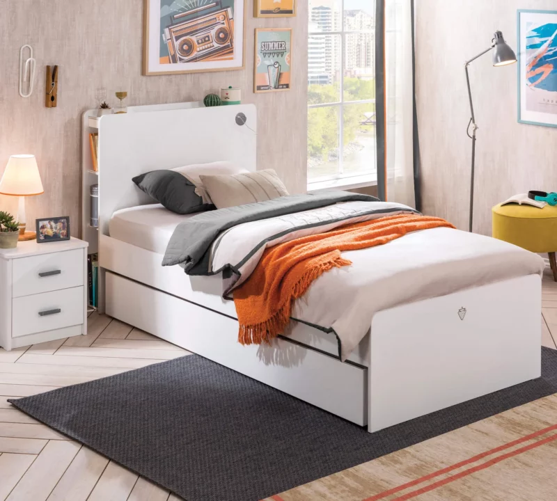 Cilek White Bettschublade 90x190 cm – Bild 4