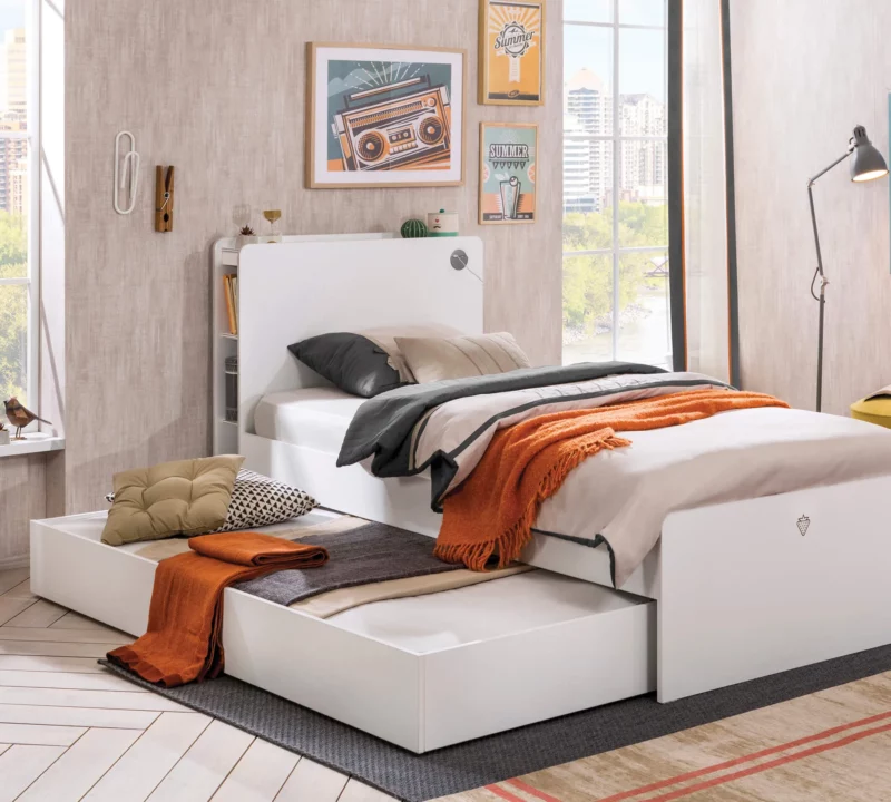 Cilek White Bettschublade 90x190 cm – Bild 5