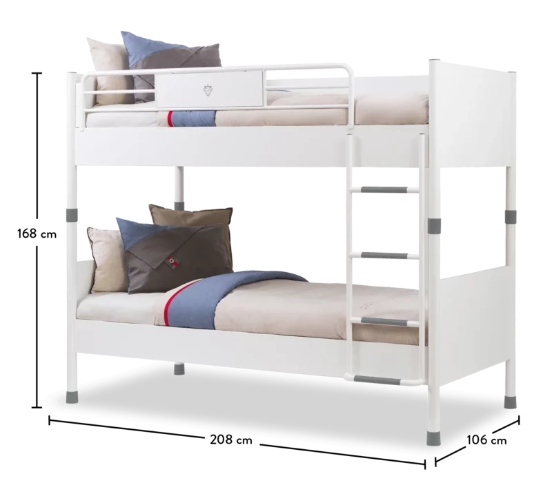 Cilek White Etagenbett 90x200 cm – Bild 5