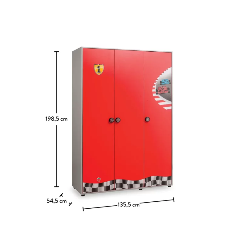 Cilek Racecup Large Kleiderschrank – Bild 5