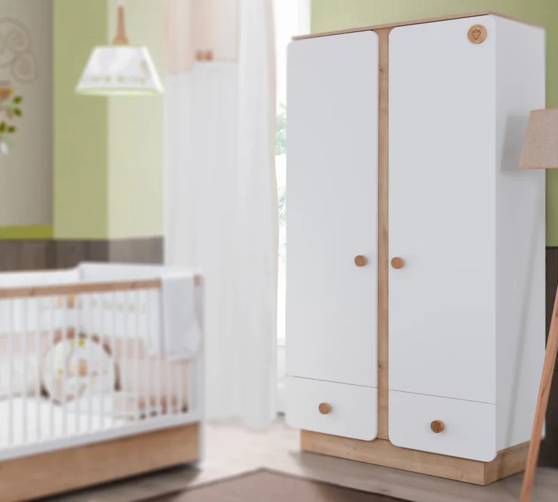 Cilek Natura Baby Kleiderschrank 2-türig – Bild 5