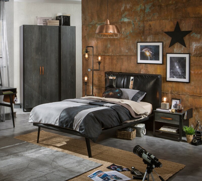 Cilek Dark Metal Bett 120X200 cm – Bild 2