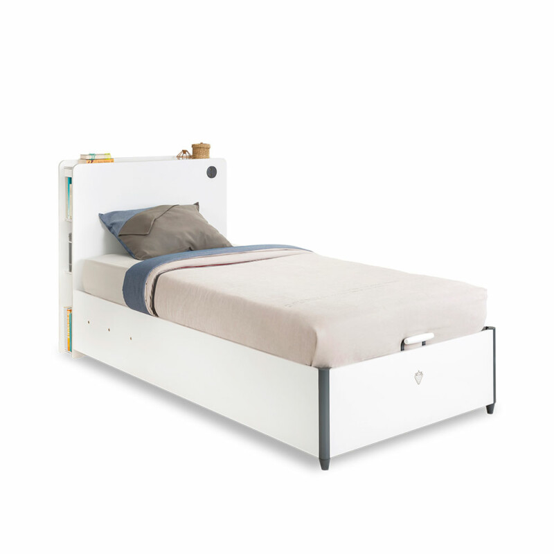 Cilek White Base - Stauraumbett 100x200 cm