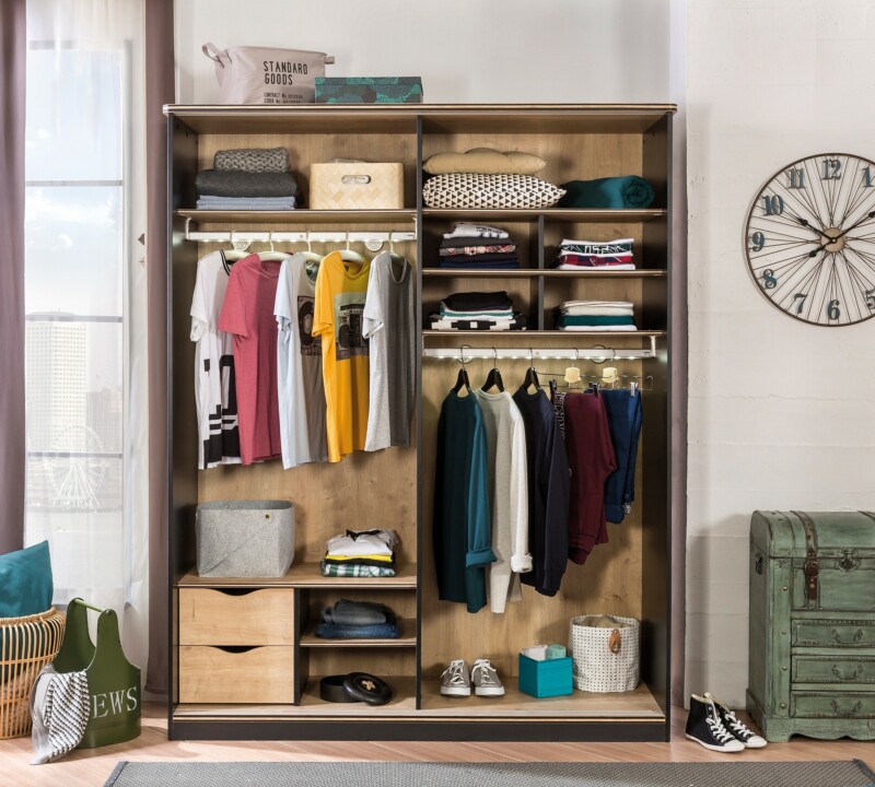 Cilek Black Schiebetürenschrank – Bild 4