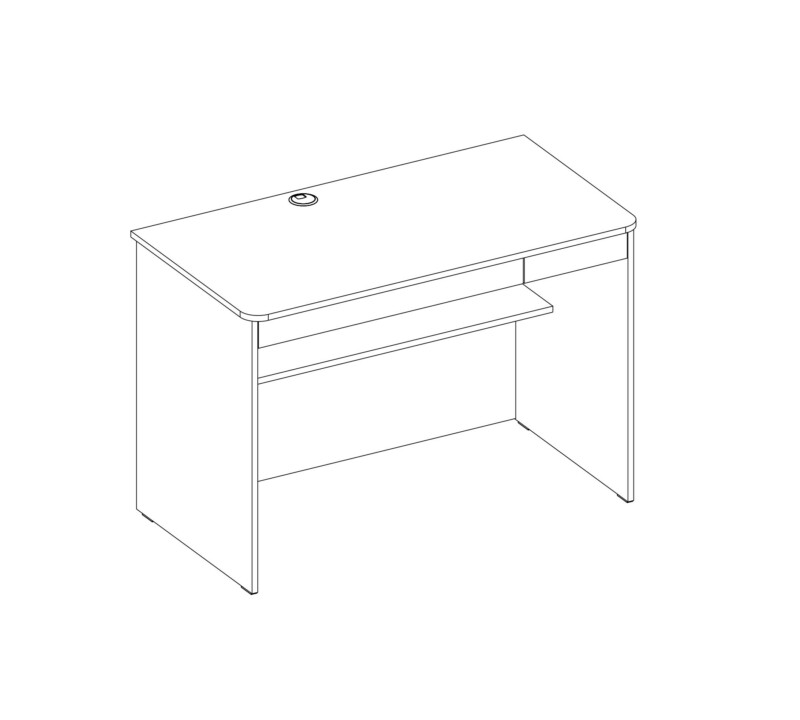 Cilek Black Small Schreibtisch – Bild 3