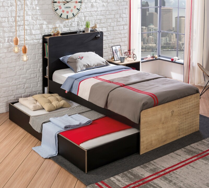 Cilek Black Bettschublade 90x190 cm – Bild 2