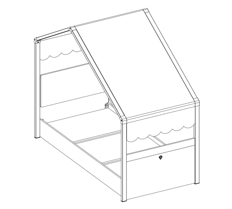 Cilek Montes Kinderbett 90X200 cm – Bild 11