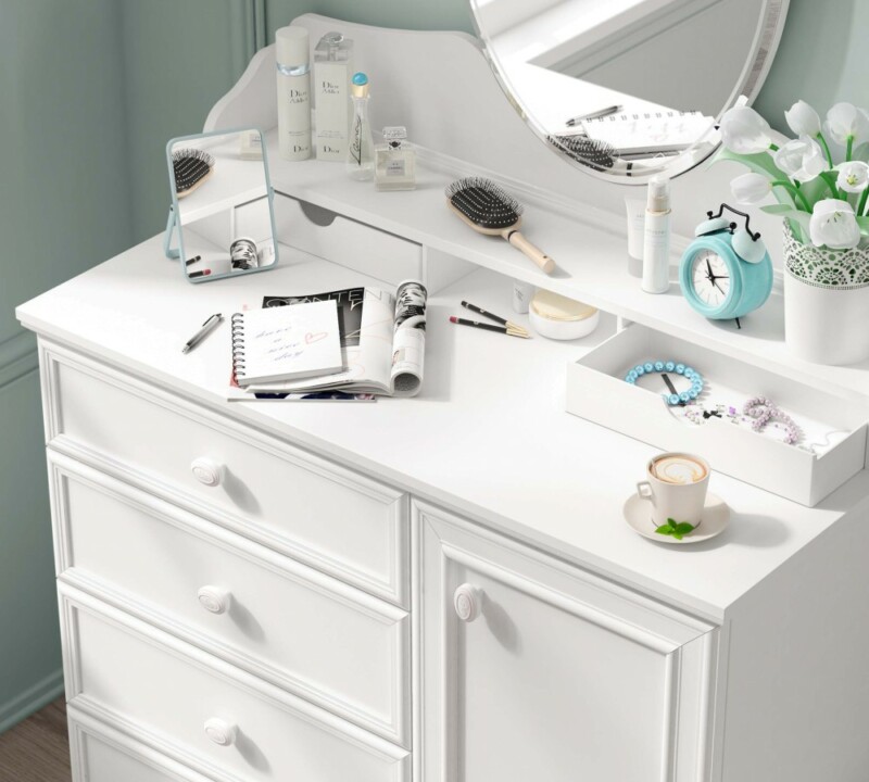 Cilek Rustic White Wäschekommode – Bild 4