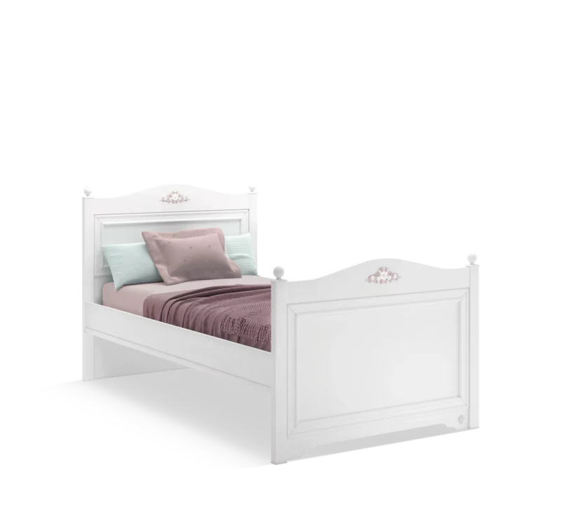 Cilek Rustic White Bett 120x200 cm