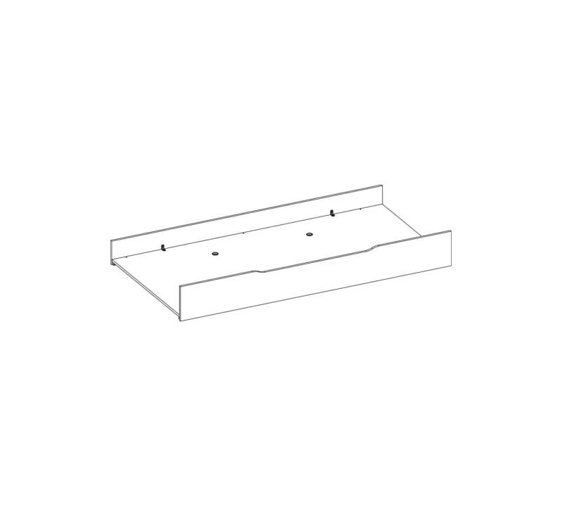 Cilek Rustic White Bettschublade 100x200 cm – Bild 4