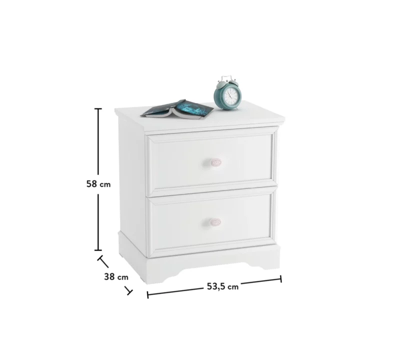 Cilek Rustic White Nachtkonsole – Bild 3