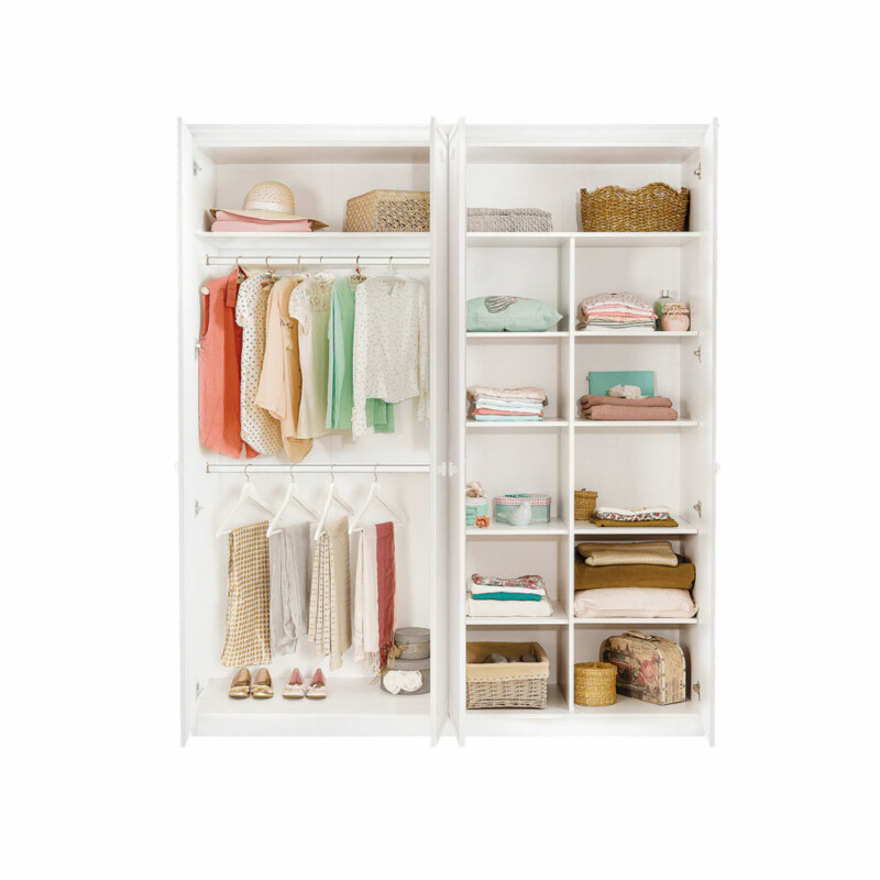 Cilek Selena Grey Kleiderschrank 4-türig – Bild 3