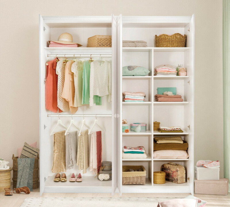 Cilek Selena Grey Kleiderschrank 4-türig – Bild 2
