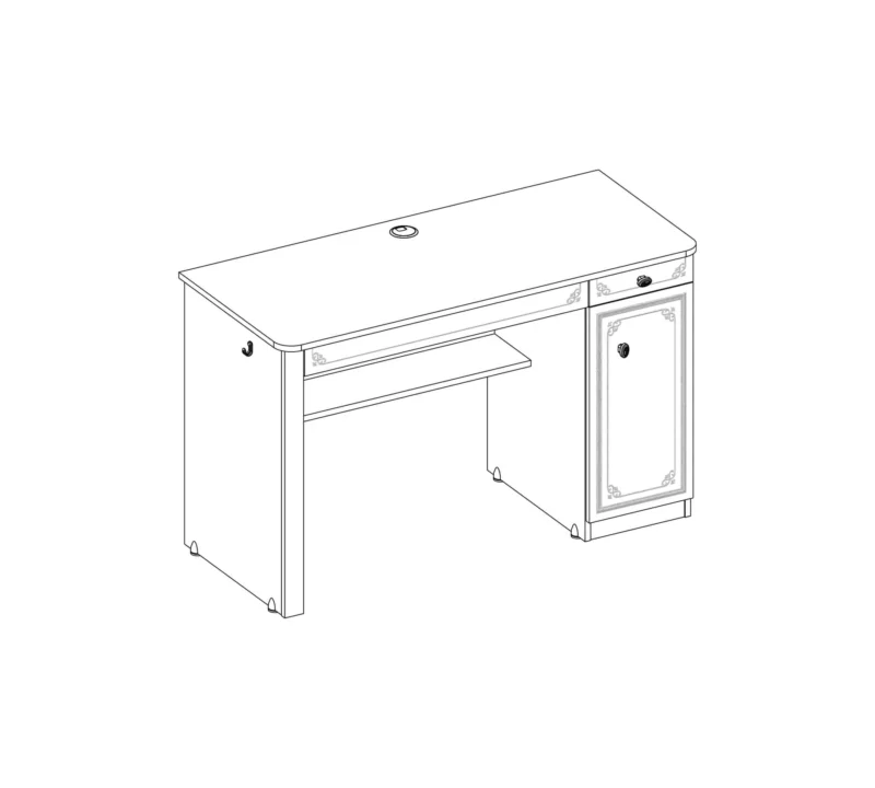 Cilek Selena Grey Schreibtisch – Bild 6