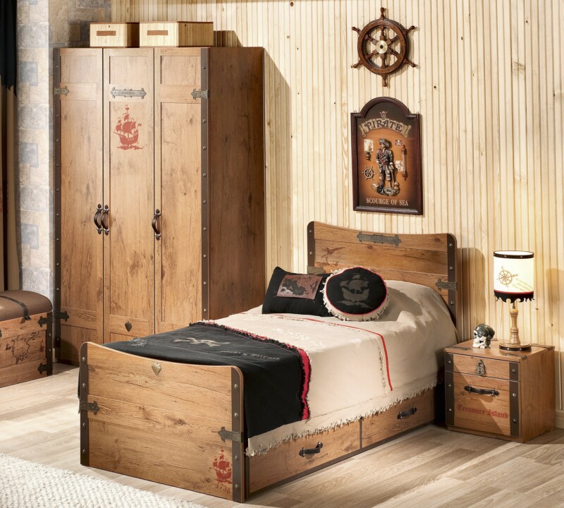 Cilek Pirate Kleiderschrank 3-türig – Bild 3