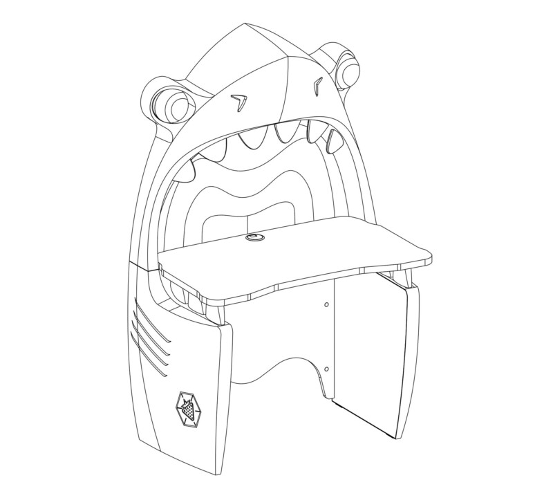 Cilek Pirate Shark Schreibtisch – Bild 5
