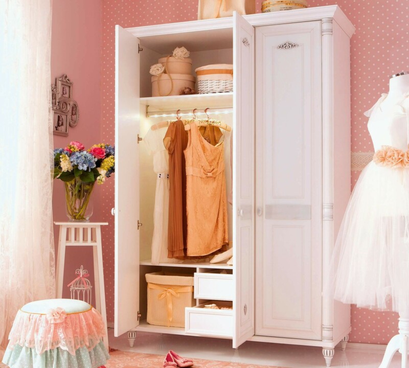 Cilek Romantic Kleiderschrank 3-türig – Bild 5