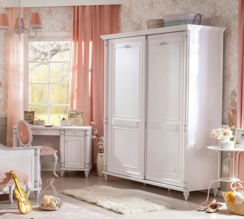 Cilek Romantic L Schiebetüren Kleiderschrank – Bild 4