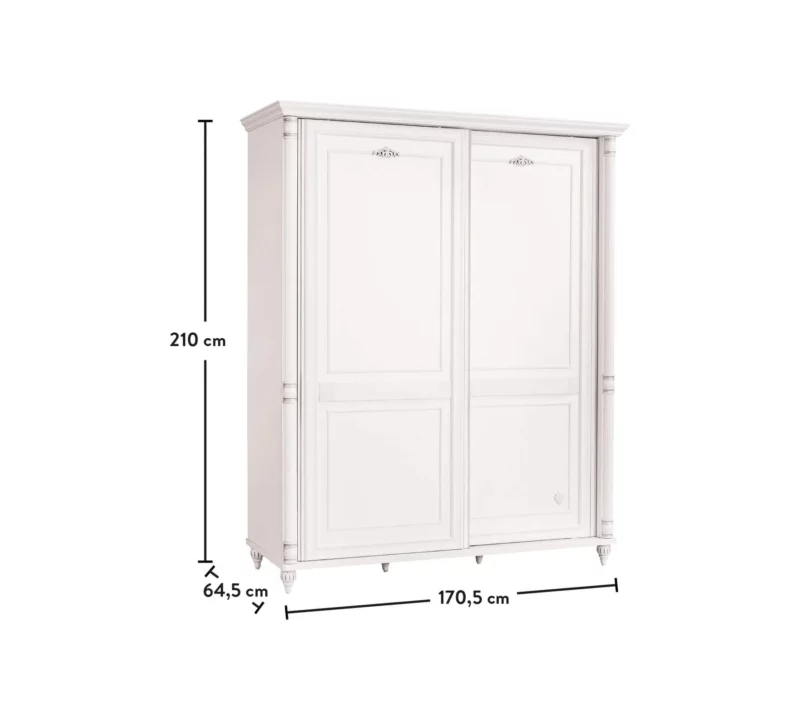 Cilek Romantic L Schiebetüren Kleiderschrank – Bild 6