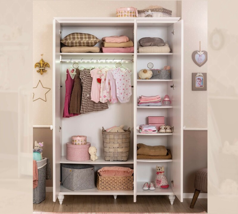 Cilek Romantica Kleiderschrank 3-türig – Bild 2