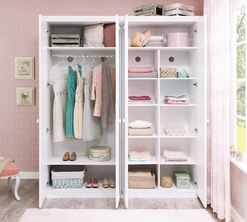 Cilek Romantica Kleiderschrank 4-türig – Bild 3