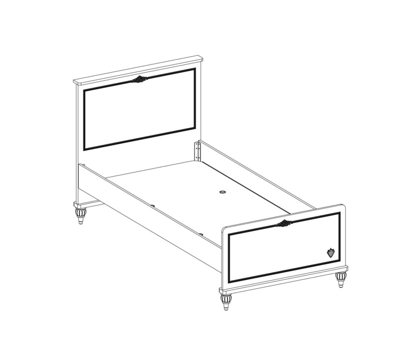 Cilek Romantica Bett 120x200 cm – Bild 3
