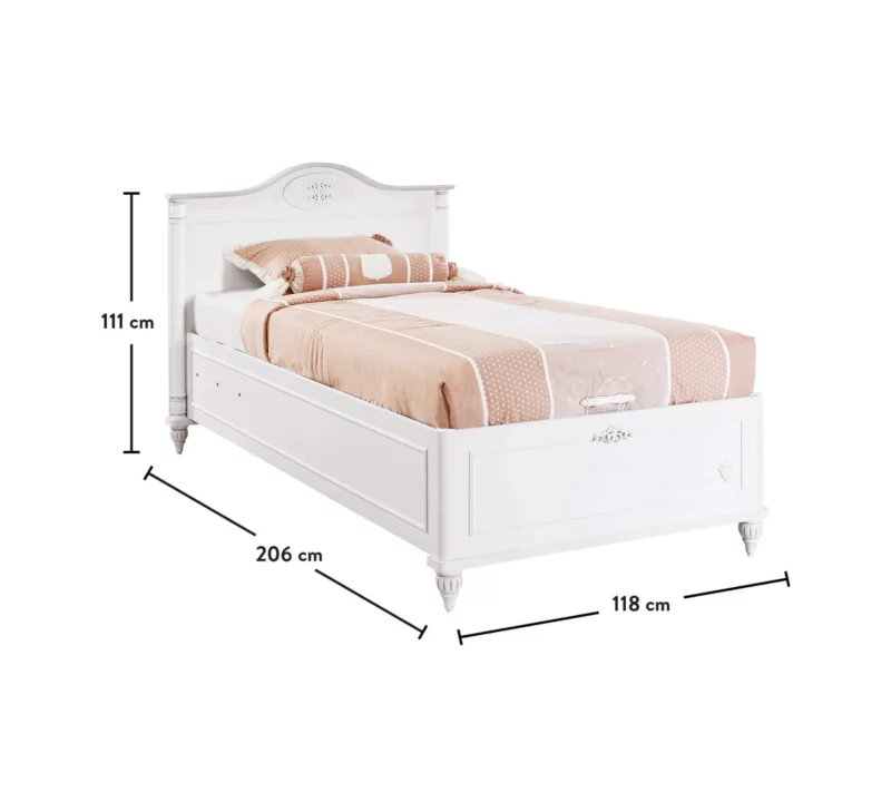 Cilek Romantic Base - Stauraumbett 100x200 cm – Bild 5