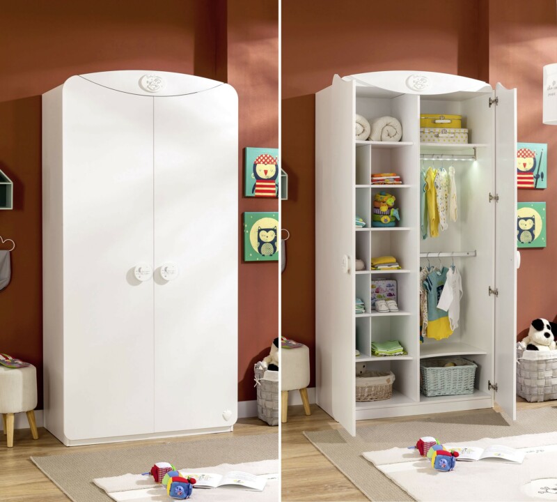 Cilek Baby Cotton SL Kleiderschrank 2-türig – Bild 2