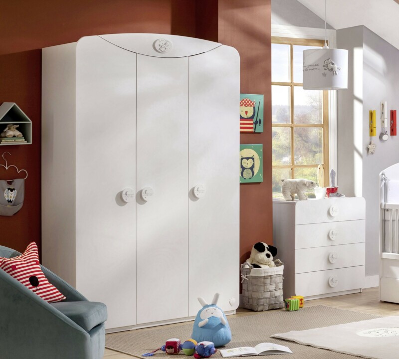 Cilek Baby Cotton SL Kleiderschrank 3-türig – Bild 2