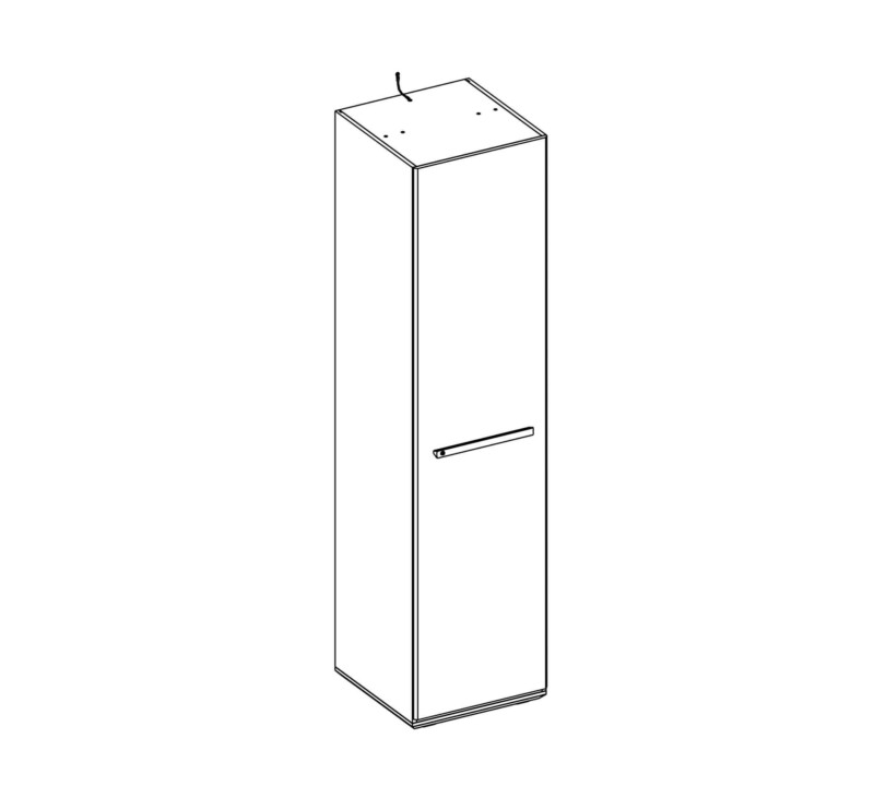 Cilek Trio Kleiderschrank 1-türig – Bild 3
