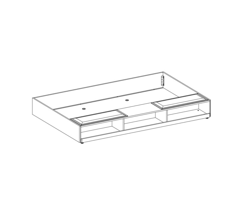 Cilek Trio Bettschublade mit Fächern 90x190 cm – Bild 4