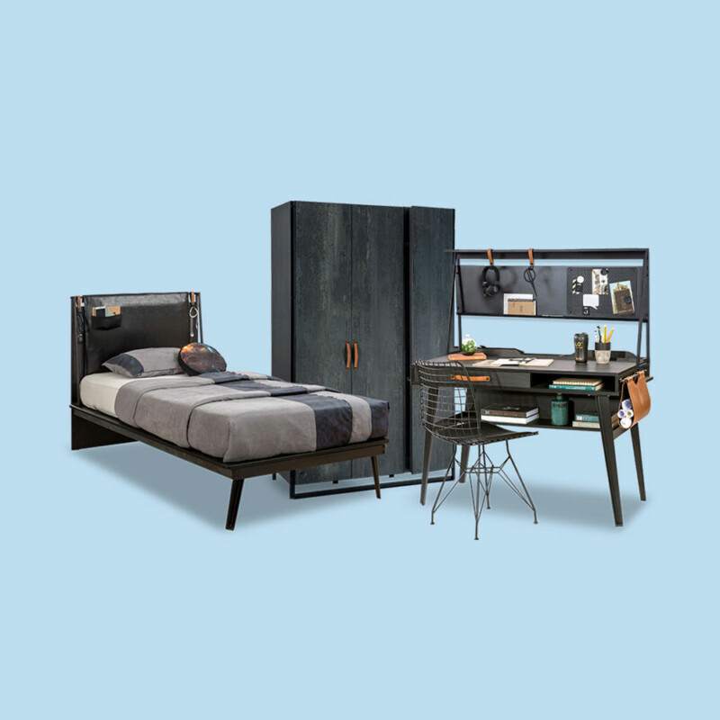 Cilek Dark Metal Standart Jugendzimmer