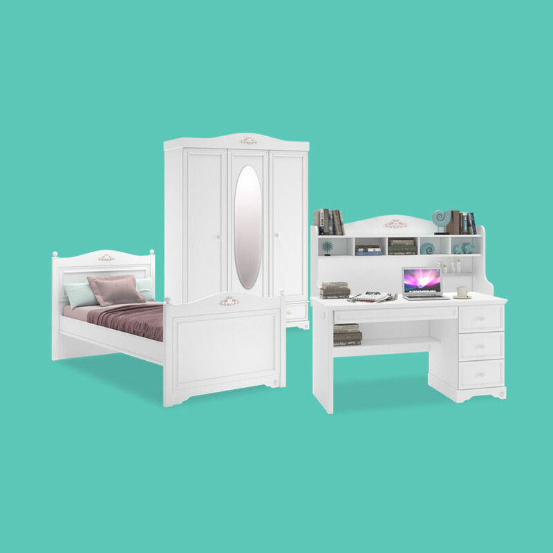 Cilek Rustic White Standart Jugendzimmer