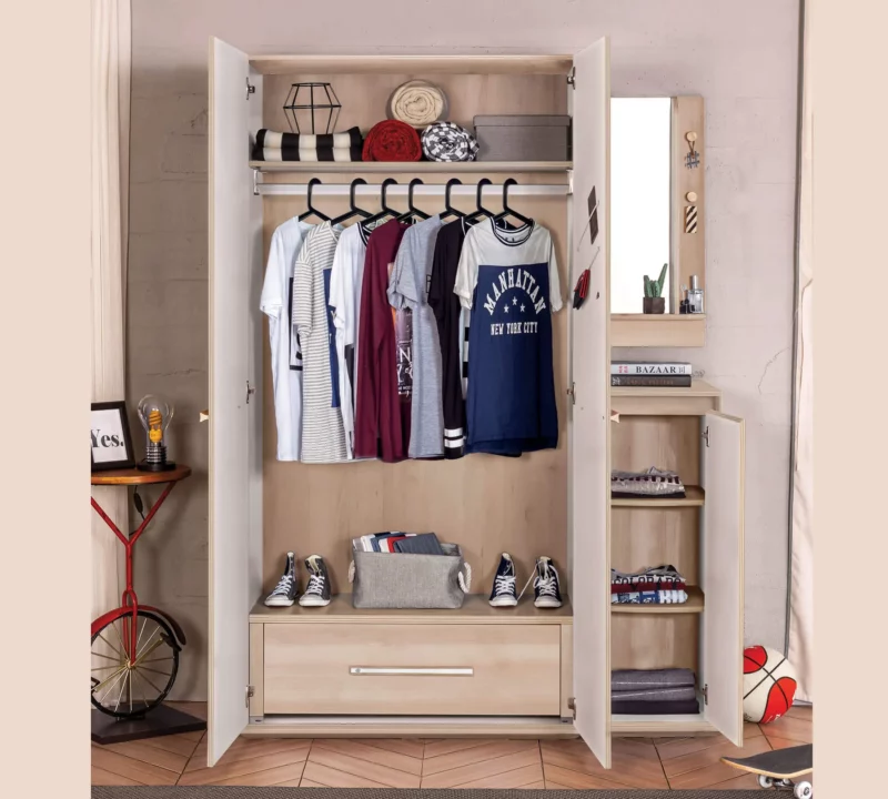 Cilek Duo Kleiderschrank 2-türig – Bild 5