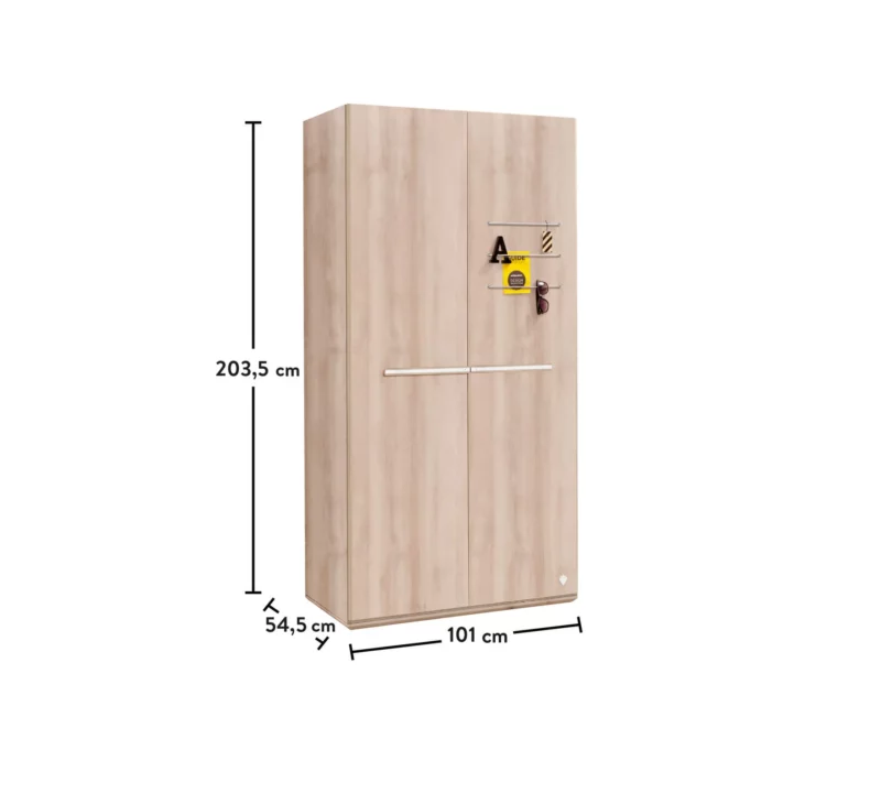 Cilek Duo Kleiderschrank 2-türig – Bild 3