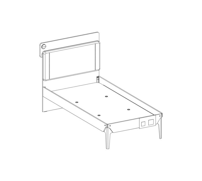 Cilek Duo Line Bett 120x200 cm – Bild 4