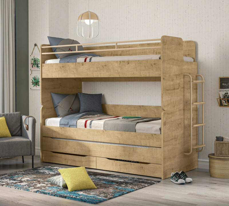Cilek Studio Eiche Etagenbett-Set