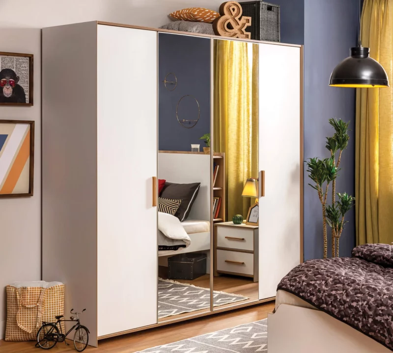 Cilek Modera Kleiderschrank 4-trg – Bild 2
