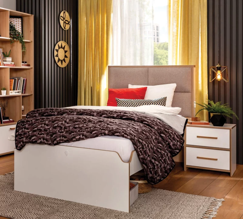 Cilek Modera Bett mit Stoff 100x200 cm – Bild 2