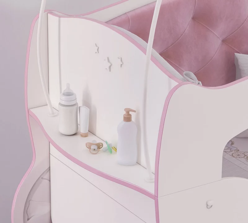 Cilek Princess Babybett 70x130 cm – Bild 6