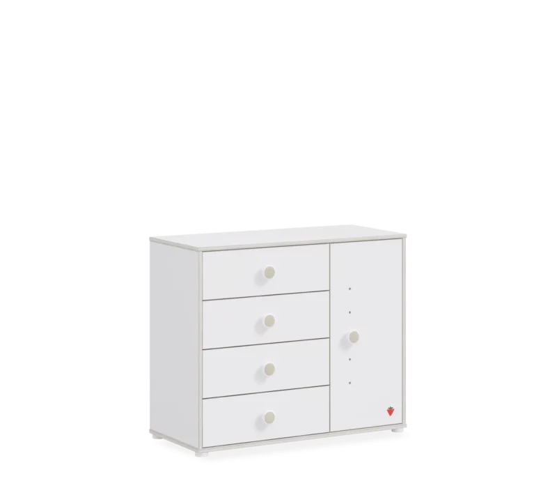 Cilek Montes White Wäschekommode mit Tür