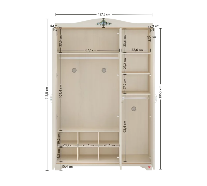 Cilek Flora (Neu) Kleiderschrank 3-trg – Bild 6