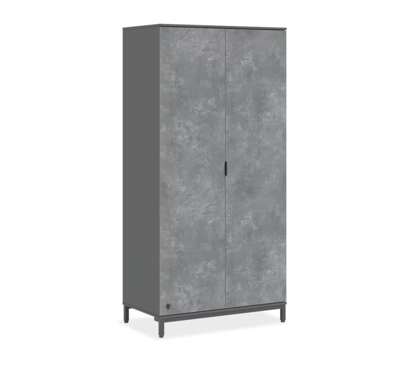 Cilek Space Gray Kleiderschrank 2-trg